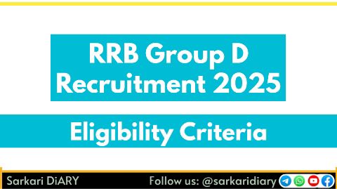 RRB Group D Eligibility Criteria 2025: Age Limit, Educational Qualifications, Medical Standards, and More