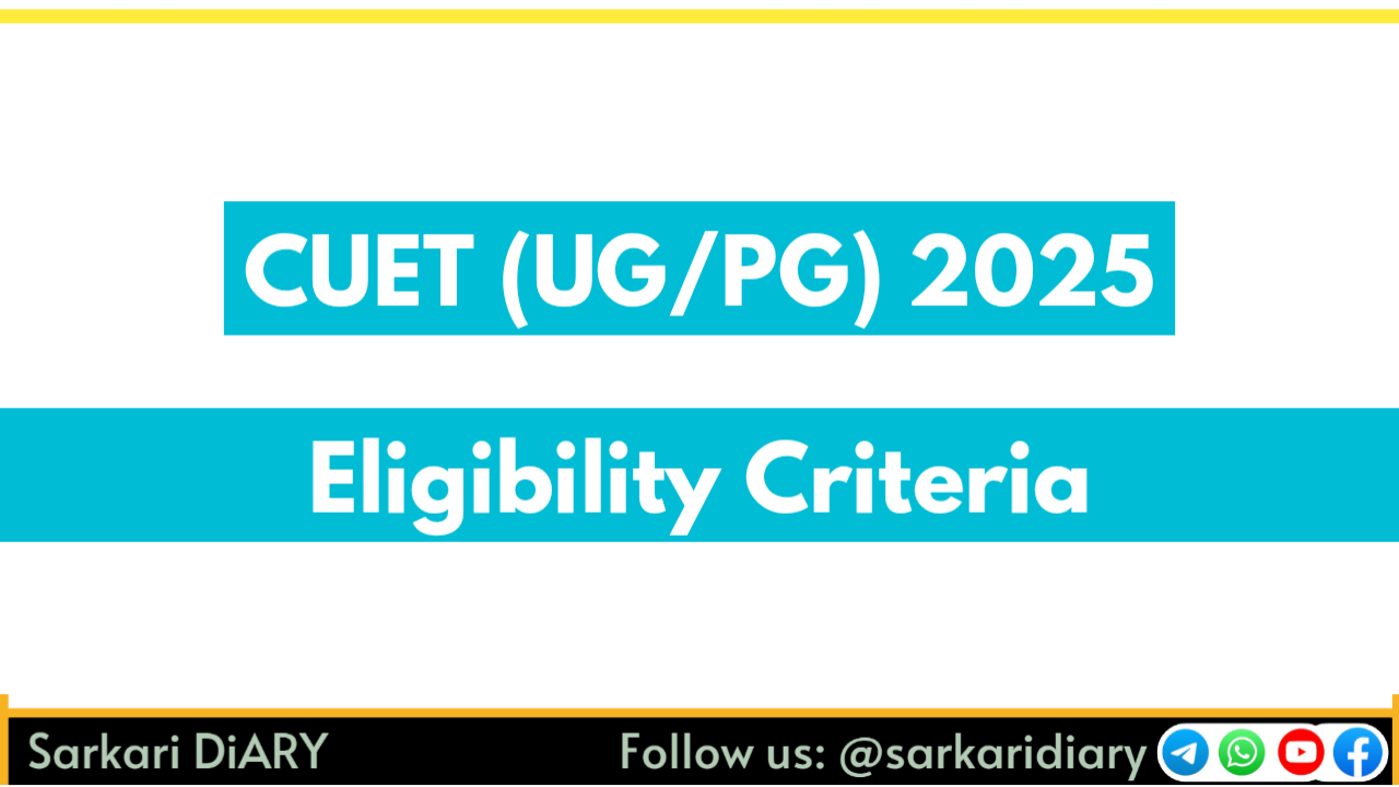 CUET Eligibility Criteria 2025: Age Limit, Qualification, Nationality & Number of Attempts – Check Full Details