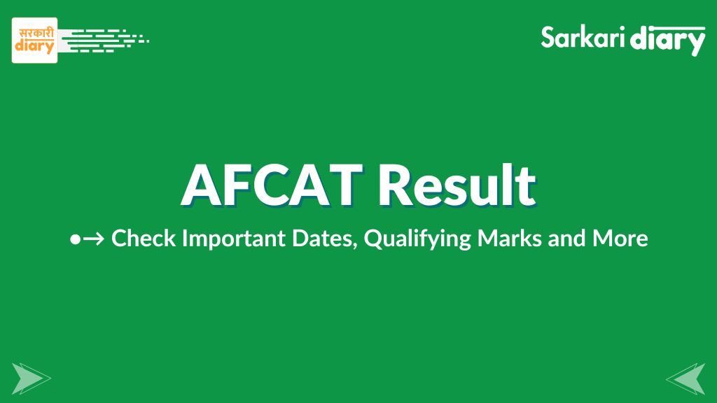 AFCAT Result 2025: Check Cut-Off Marks, Merit List & Important Dates