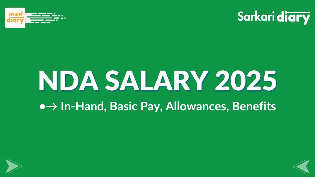 NDA Salary 2025: In-Hand Pay, Allowances, Benefits & Career Growth