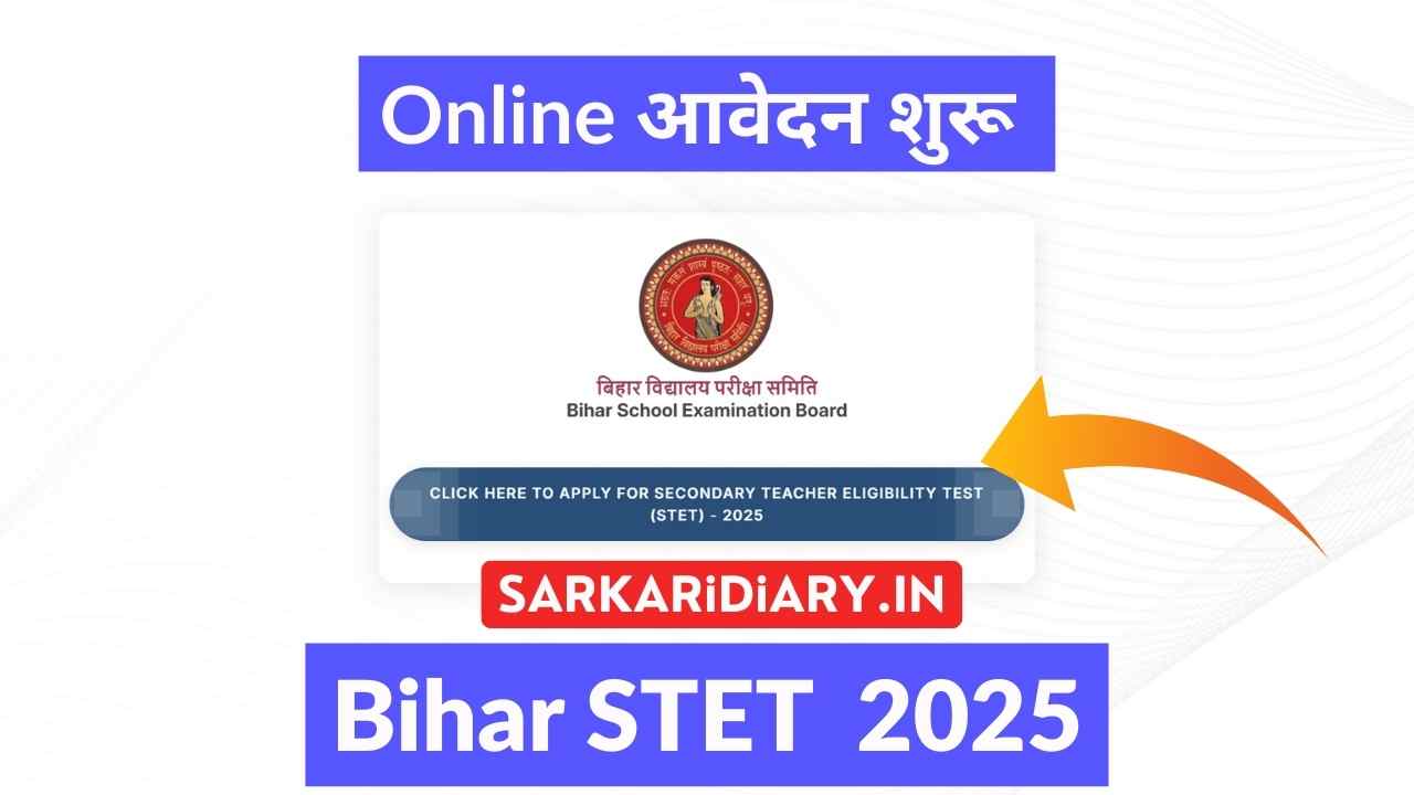 Bihar STET 2025: Apply Online from September 19 at bsebstet.com